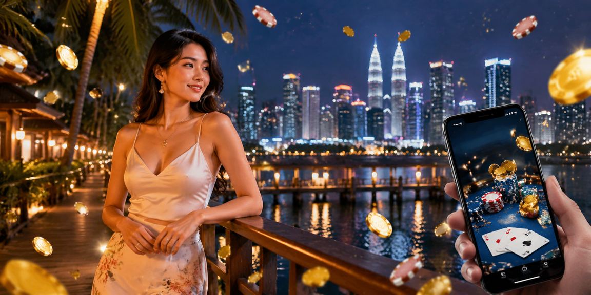 Malaysian-style poker game in Petaling Jaya with a modern setting